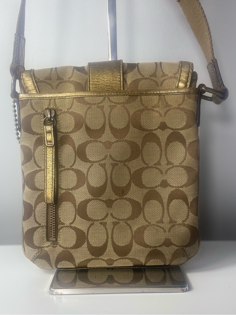 Coach Vintage Special Edition Legacy Canvas & Suede Crossbody RARE - Picture 5 of 16